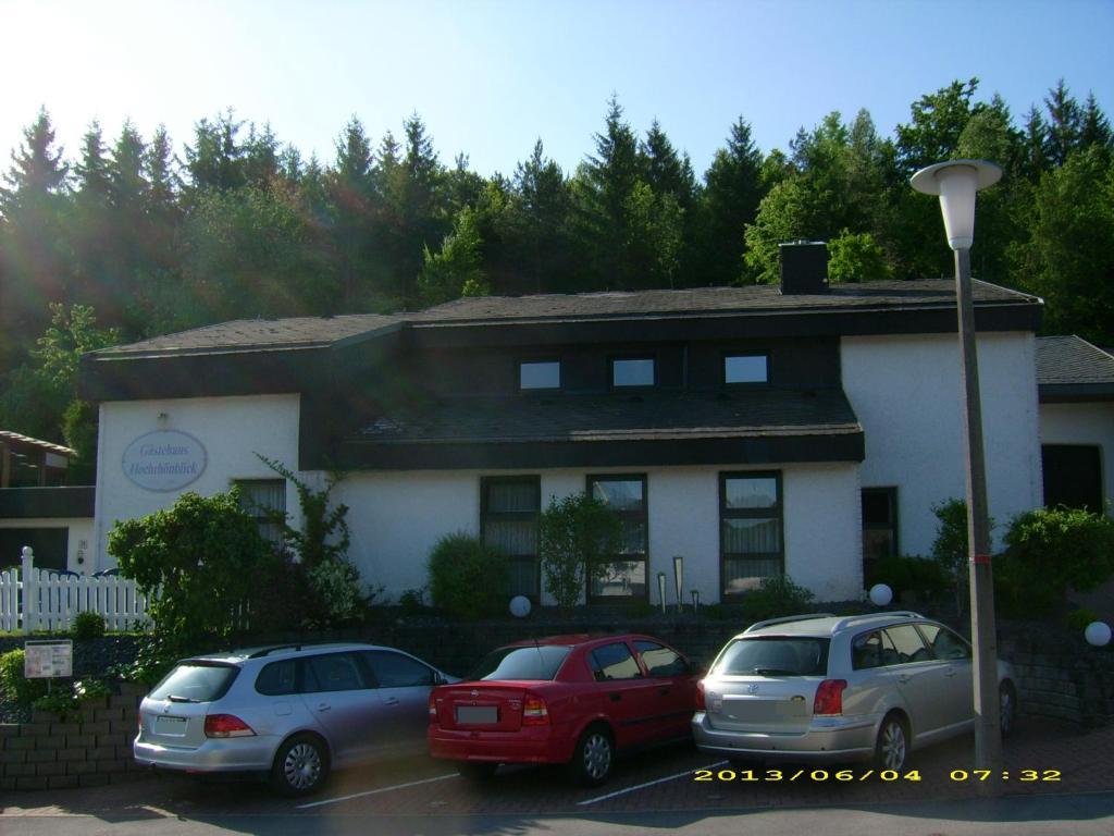 Gaestehaus Hochrhoenblick Schonau an der Brend Exterior photo